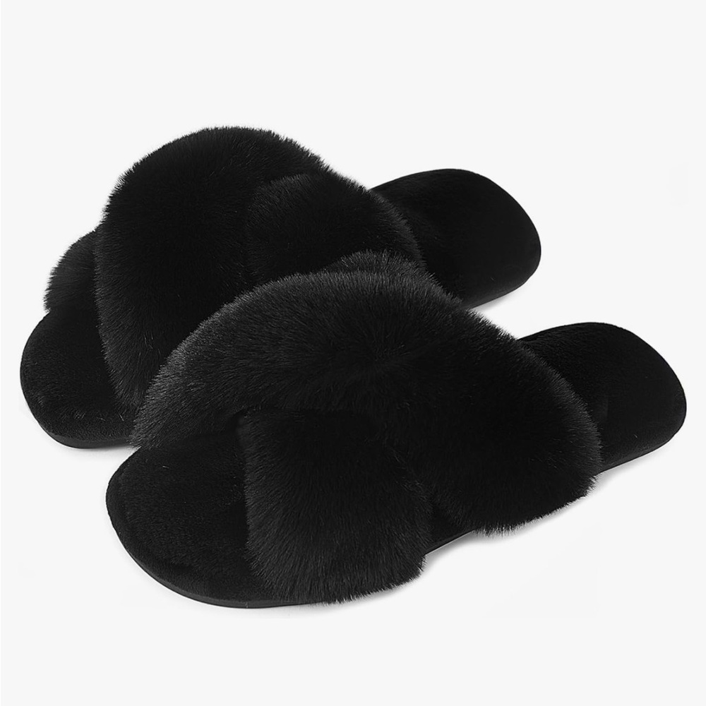 Fuzzy slippers